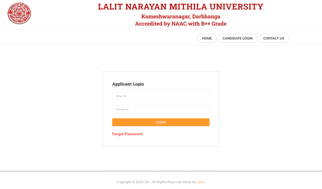 LNMU UG 1st Merit List 2025-29